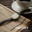 【ORIENT 東方錶】官方授權T2 機械錶 銀框白面 皮帶款-40.5mm(RA-AP0002S)