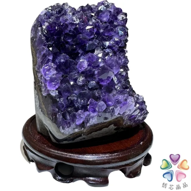 【恬芯晶品】天然紫水晶頂級烏拉圭帝王紫晶鎮A+59(頂級烏拉圭紫晶鎮招財開運風水財運業績財位招貴人紫晶洞)