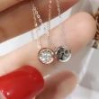 【BRILLMOND JEWELRY】18K金 天然鑽石墜鍊 經典閃耀(二款三色選 全18K金台+鍊)