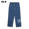 【MLB】男版大Logo丹寧牛仔褲 紐約洋基隊(3LDPB0434-50INS)