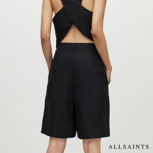 【ALLSAINTS】PETRA 高腰西裝短褲Black WT005Y(舒適版型)