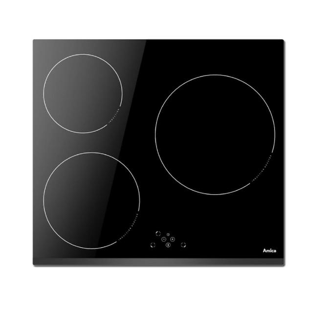 【Amica】三口IH感應爐 獨家防溢 10段火力 兒童安全鎖 快速加熱 小鍋具偵測(PI-6530 ATPO)