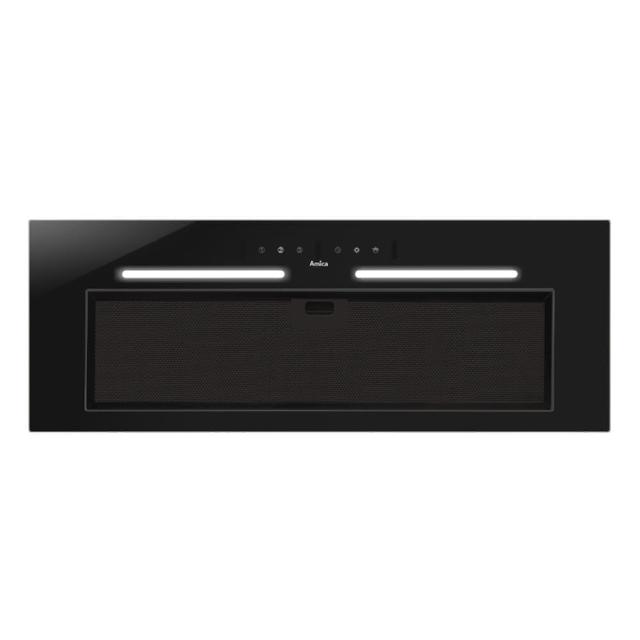 【Amica】全隱藏式手勢控制抽油煙機 全平面玻璃觸控 15分鐘延遲關機 85cm(XQ-85F88GTB TW)