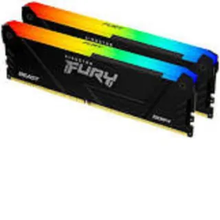 【Kingston 金士頓】FURY Beast RGB DDR4 3200 32GB PC 記憶體 (KF432C16BB2AK2/32) *超頻