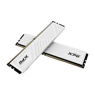 【ADATA 威剛】XPG D35  DDR4 3200 32GB*2 白色 超頻桌上型記憶體(AX4U320032G16A-DTWHD35)