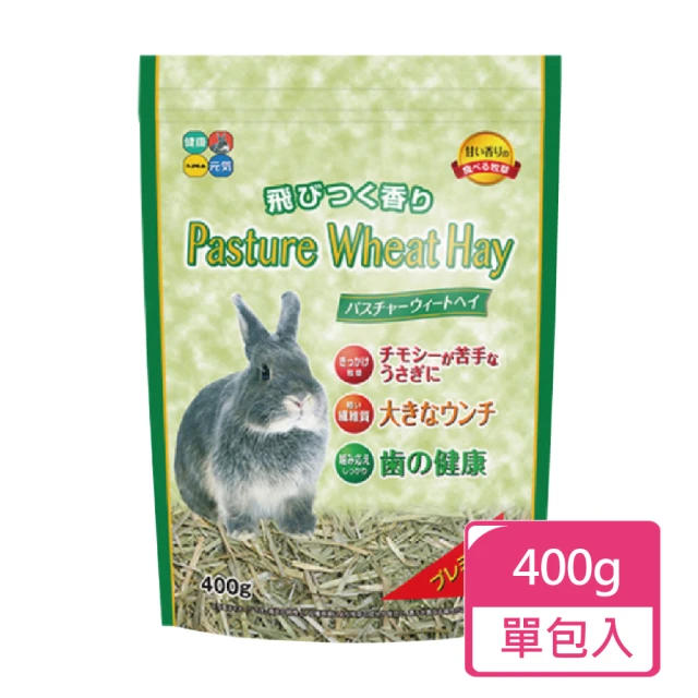 HIPET 兔用小麥草400g/包(小麥草 牧草 小寵牧草)