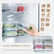 【冰箱防味】日式長方形瀝水保鮮盒3入(冷凍盒 魚肉 瀝水盒 分類盒 收納盒 收納盒 蔬果盒 整理盒 分隔)