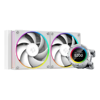 【ID-COOLING】SL240 WHITE 一體式水冷 CPU散熱器(白色/五年保固/水冷散熱器)