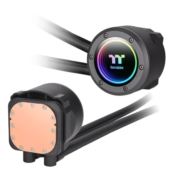 【Thermaltake 曜越】TH280 V2 ARGB Sync主板連動版一體式 280mm 水冷散熱器(CL-W375-PL14SW-A)