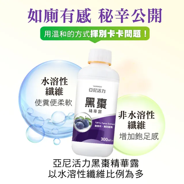 【亞尼活力YANNIGO】黑棗濃縮精華液(300ml/瓶 100％純天然加州黑棗汁濃縮)