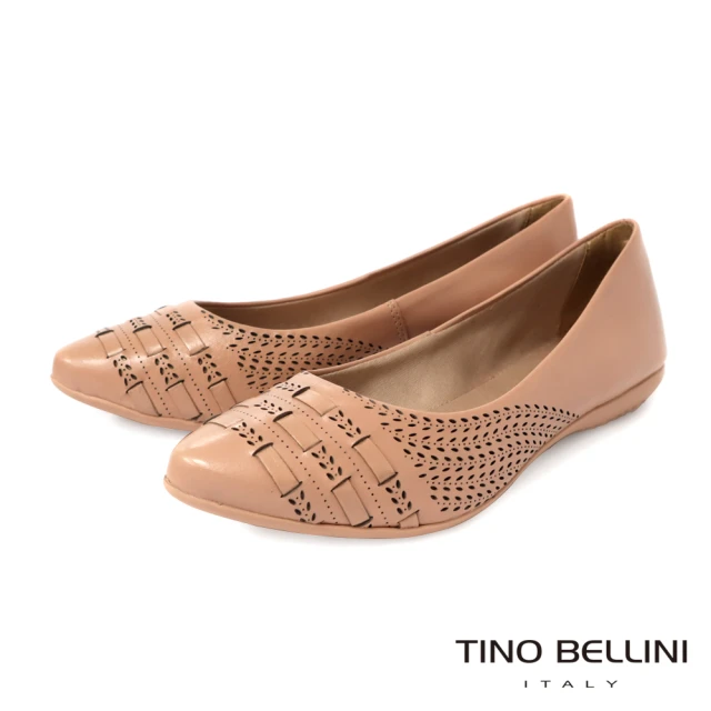 TINO BELLINI 貝里尼 巴西進口素面尖頭增高平底鞋