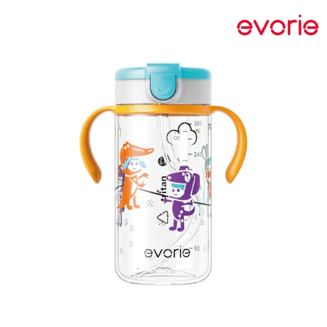 Evorie Replacement Straw for 10 Oz Evorie Tritan Toddler Water Bottle with  Detachable Handles (Pack of 1)