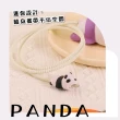 【電線保護】大嘴熊貓充電線保護套2入(卡通造型 手機配件 數據線 傳輸線 咬線器 防折斷線套)