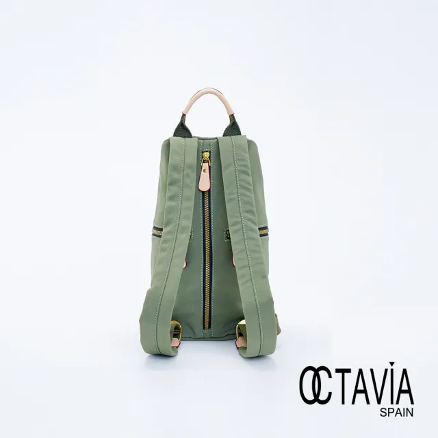 【OCTAVIA 8】雙11 輕量主義 II 可愛輕巧長型配皮後背包- 三色可選(超輕量)