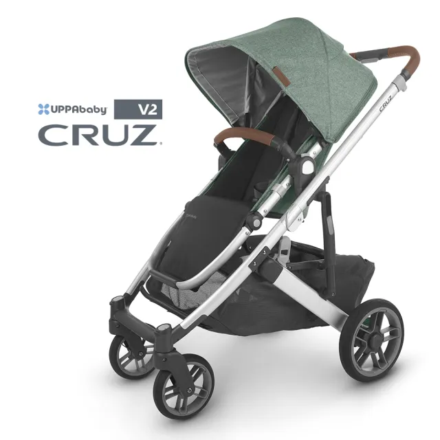 【UPPAbaby】CRUZ V2單人推車+新生兒貼身座墊(可擴充踏板多一寶使用)