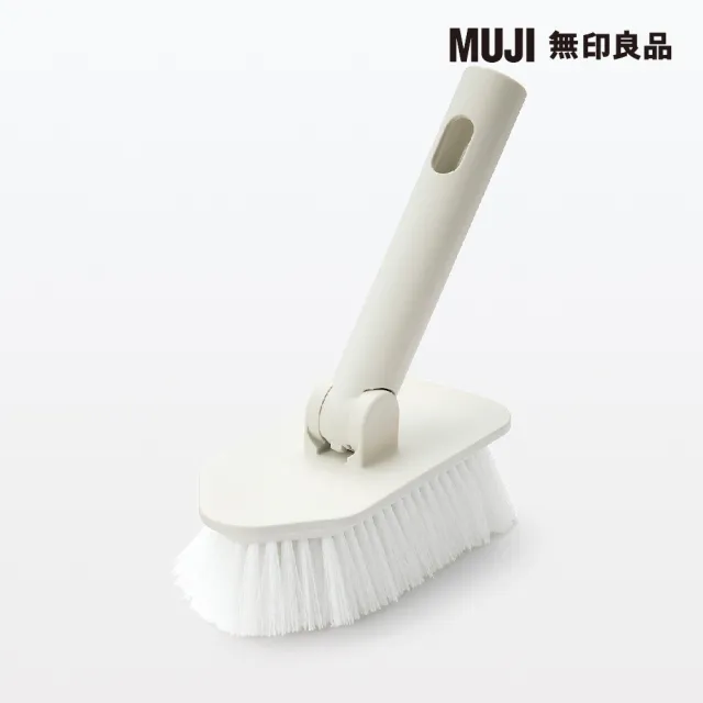 【MUJI 無印良品】掃除系列/頭部可替換/浴室用刷 約寬9x深16x高18cm