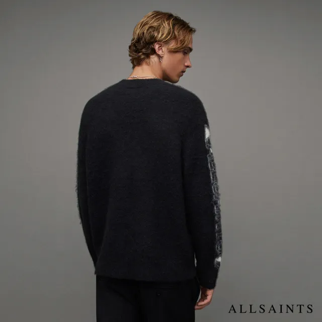 【ALLSAINTS】INSIGNIA 羊毛針織上衣Black MK108Z(寬鬆版型)