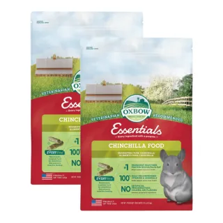 【OXBOW】龍貓飼料10LB/包；兩包組(龍貓糧 金吉拉鼠飼料 絲絨鼠飼料)
