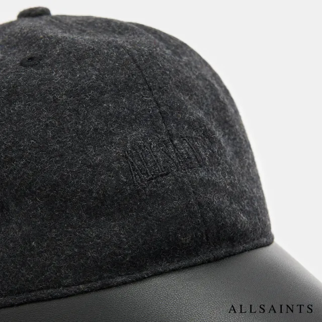 【ALLSAINTS】STATE 羊毛棒球帽Grey MH607Z