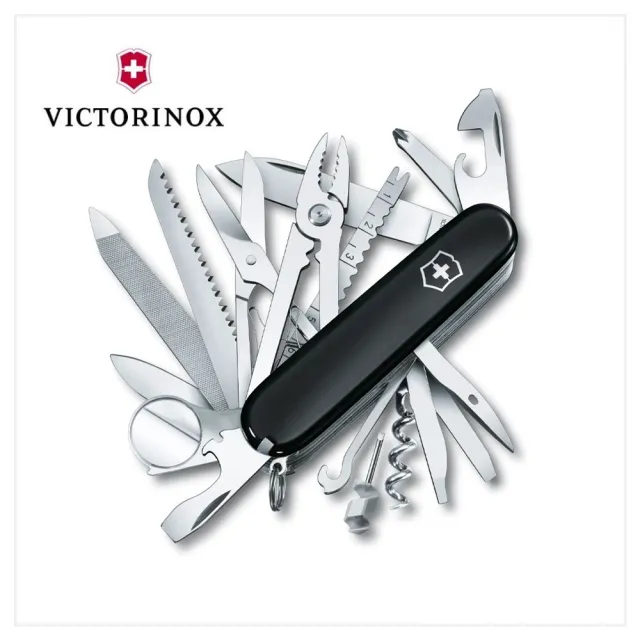 VICTORINOX 瑞士維氏】Swiss Champ 33用冠軍瑞士刀紅/黑/透藍