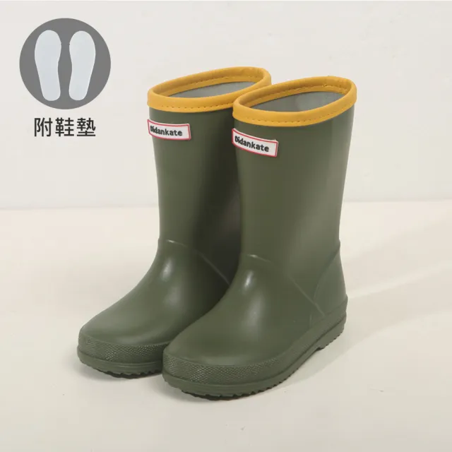 【OSOMESHOES】兒童雨鞋 高筒雨鞋 雨靴 輕量防水 防滑耐磨底 女童鞋 男童鞋(五色可選 N7303 奧森)