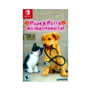 【Nintendo 任天堂】NS SWITCH 貓貓狗狗動物醫院 Pups and Purrs Animal Hospital(英文美版 汪汪喵喵)
