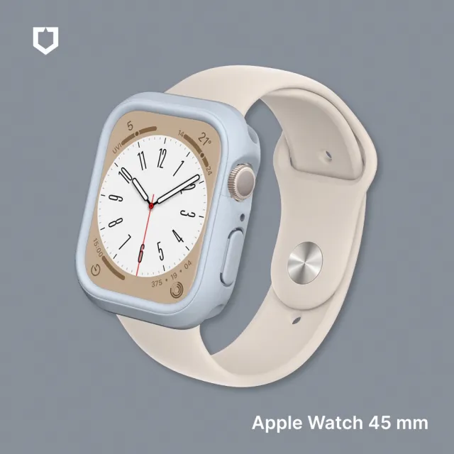 犀牛盾錶殼組【Apple】Apple Watch S9 GPS 45mm(鋁金屬錶殼搭配運動型錶環)