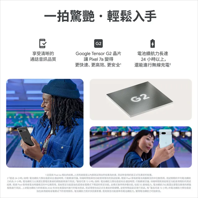 原廠30W快充頭組【Google】Pixel 7a(8G/128G)