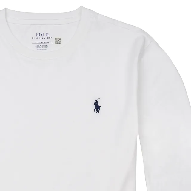 RALPH LAUREN】POLO RL 圓領小馬刺繡長T恤(RL POLO) - momo購物網