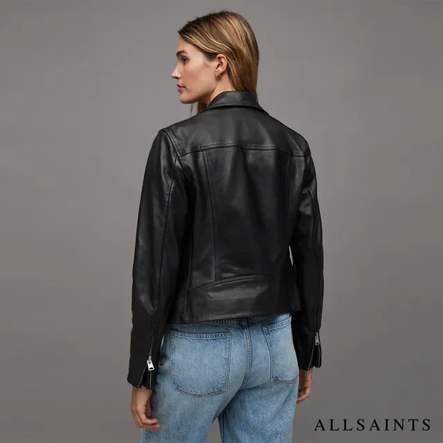 【ALLSAINTS】LARNA 羊皮騎士皮衣Black WL014Y(修身版型)