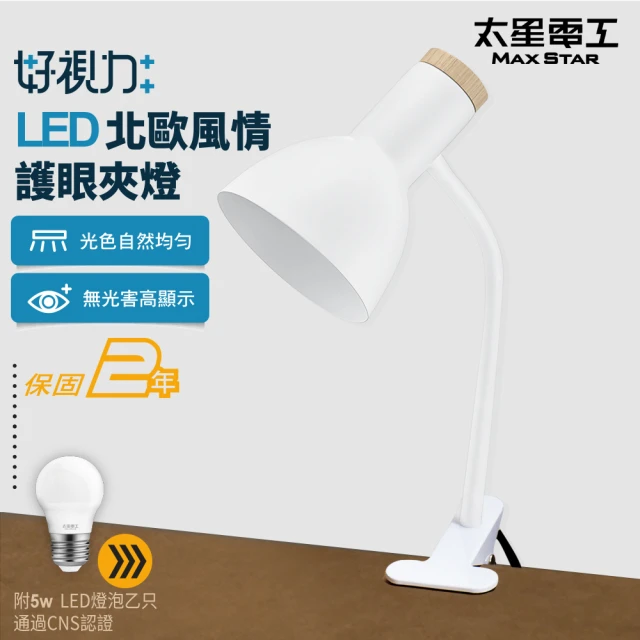 aibo 全光譜 LED超廣角護眼檯燈80cm(桌夾款)好評