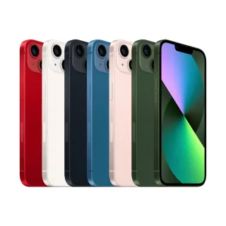 【Apple】A級福利品 iPhone 13 128G 6.1吋(贈送手機保護套+鋼化保護貼+原廠充電器)