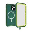 【OtterBox】iPhone 15 6.1吋 Fre 全方位防水/雪/震/泥 保護殼-綠(支援MagSafe)