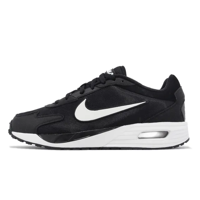 【NIKE 耐吉】休閒鞋 Air Max Solo 男鞋 黑 白 氣墊 網布 運動鞋(DX3666-002)