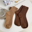 【D.studio】日系奶白色系長襪/10件組(中筒襪 堆堆襪 襪子 長襪 SO21)