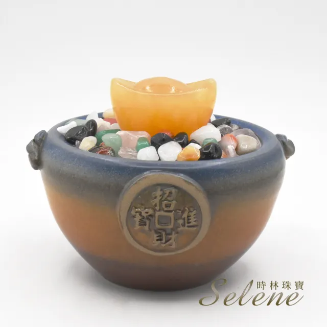【鑫運來】◎招財進寶聚寶陶盆S(開運必備)