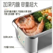 【CMK】304密封式不鏽鋼保鮮盒1500ML 1入(食物不走味 長方形保鮮盒 輕便實用 好清洗)