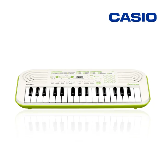 【CASIO 卡西歐】Casiotone SA-50／32鍵兒童迷你電子琴／簡單易用／SA50／(台灣公司貨 品質保障)