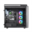 【Thermaltake 曜越】TH360 V2 Ultra ARGB Sync主板連動版一體式 360mm 水冷散熱器(CL-W384-PL12SW-A)