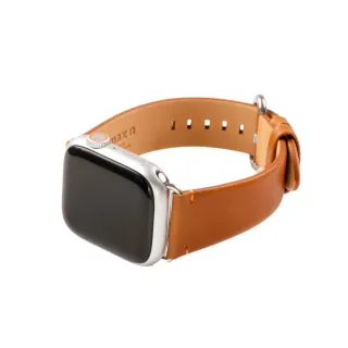 【n max n】Apple Watch 智慧手錶錶帶/雅致系列/皮革錶帶 古銅棕 42mm - 49mm(AP-WA42-44-45-49-7002)