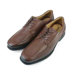 【PEGADA】巴西真皮舒適輕量綁帶德比鞋 棕色(123453-DBR)