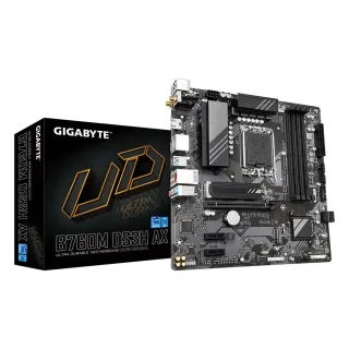 【GIGABYTE 技嘉】B760M DS3H AX 主機板+威剛 D5 8G/4800 記憶體