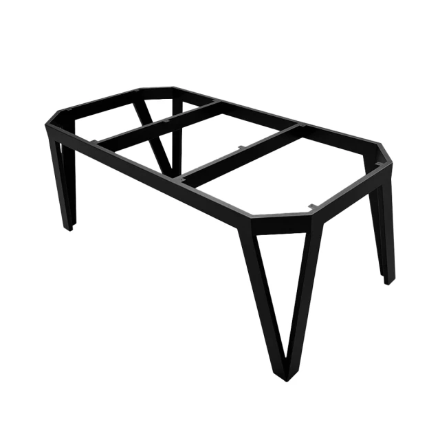 固得家俬 客製 桌腳 鐵腳 V型雙外八造型桌腳 尺寸160x60x70 鐵件 桌腳 造型鐵腳 設計款(台灣製)