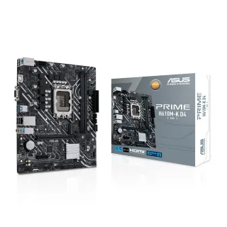 【ASUS 華碩】PRIME H610M-K D4-CSM 主機板+美光 D4 16G/3200 記憶體(3組)