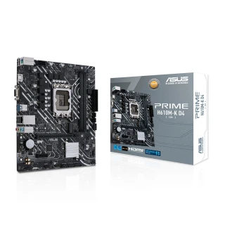【ASUS 華碩】PRIME H610M-K D4-CSM 主機板+美光 D4 16G/3200 記憶體(10組)