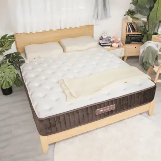 【LoveFu】撐腰樂眠床-加大雙人6尺(支撐/獨立筒床墊/硬床推薦/贈保潔墊)
