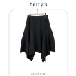 【betty’s 貝蒂思】腰鬆緊拼接率性不規則圓裙(共二色)