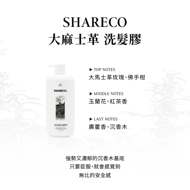 【SHARECO】香氛洗髮精/洗髮膠(750ml)