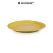 【Le Creuset】瓷器圓盤 23cm(溫桲黃)