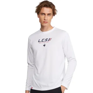 【LE COQ SPORTIF 公雞】吸濕排汗運動生活長袖T恤 男款-2色-LWS21806